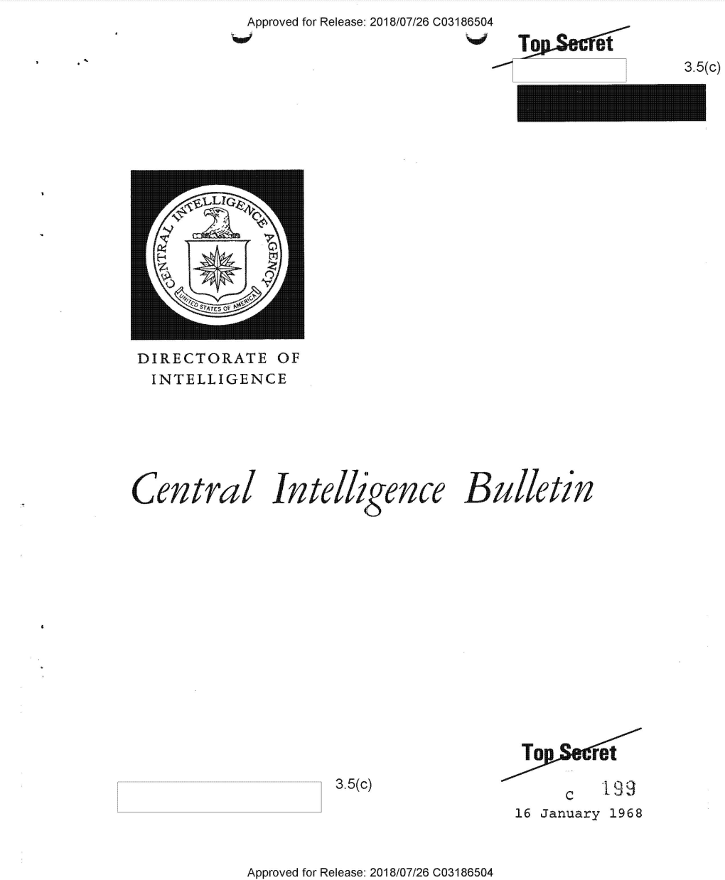Central Intelligence Bulletin