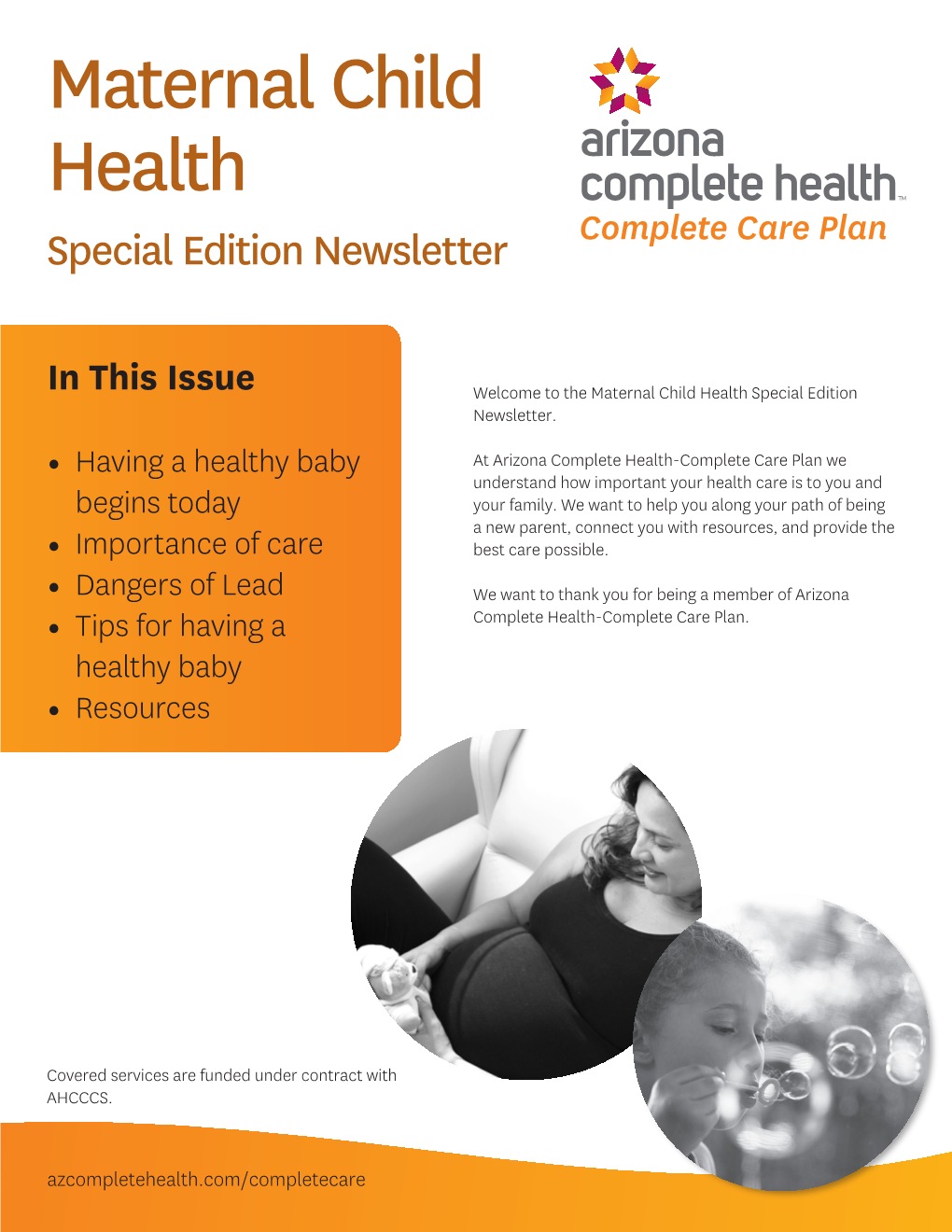 Arizona Complete Health-Complete Care Plan Maternal Child Health