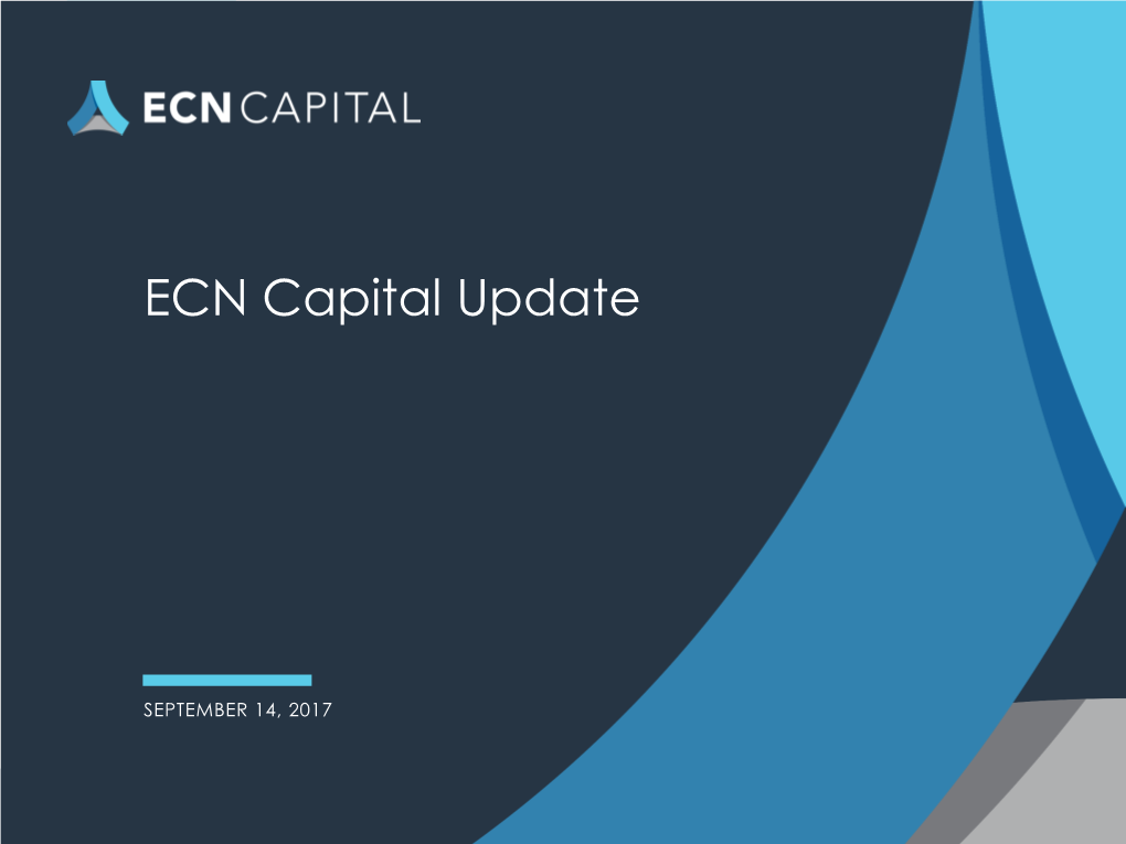 ECN Capital Investor Presentation