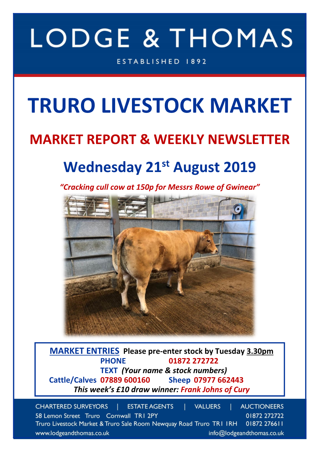 Truro Livestock Market