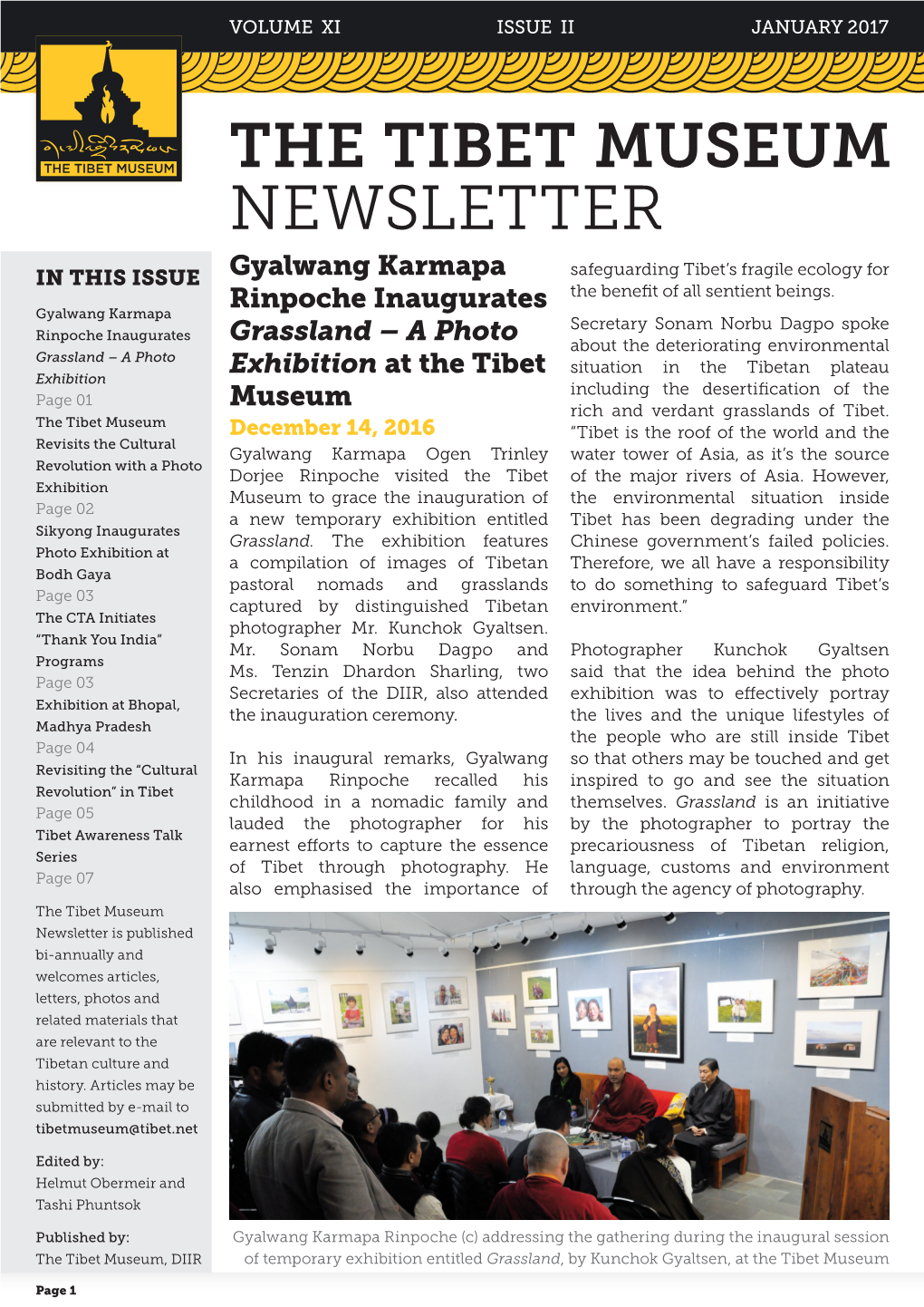 The Tibet Museum Newsletter