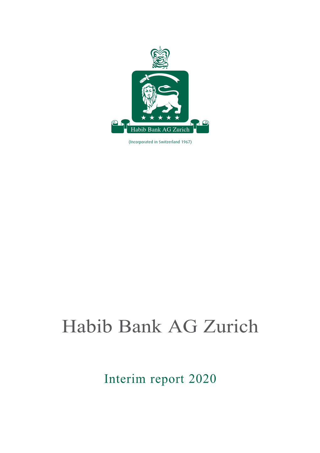 Half Yearly Report 2020