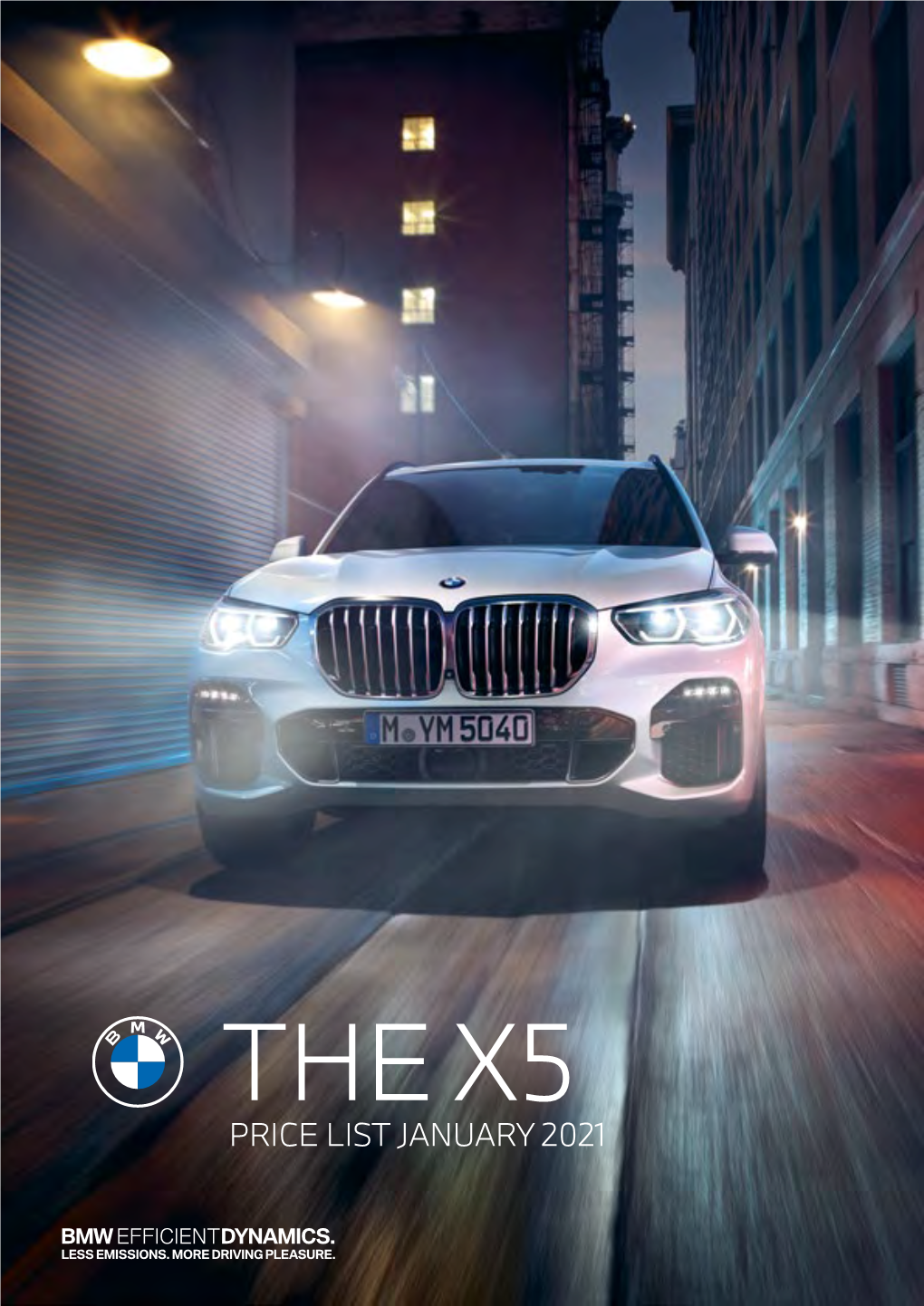 The X5 Price List January 2021 the All-New Bmw X5