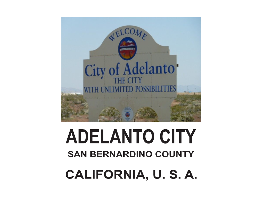 San Bernardino County California, U