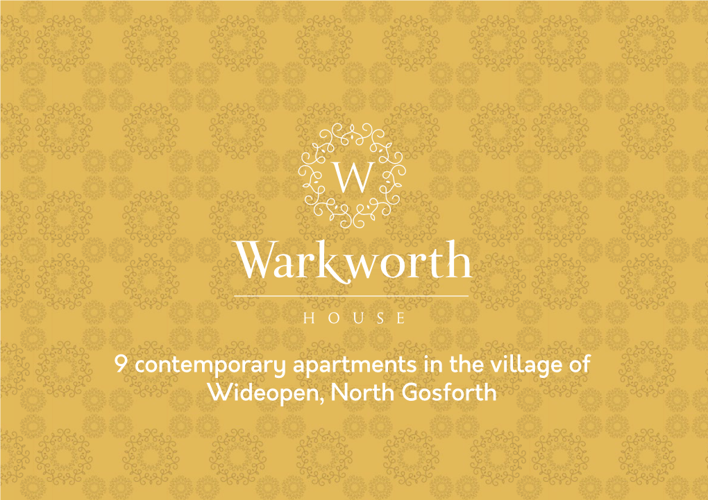 9 Contemporary Apartments in the Village of Wideopen, North Gosforth Contemporary Living in a Secluded Setting, Only Minutes from the Bustling City