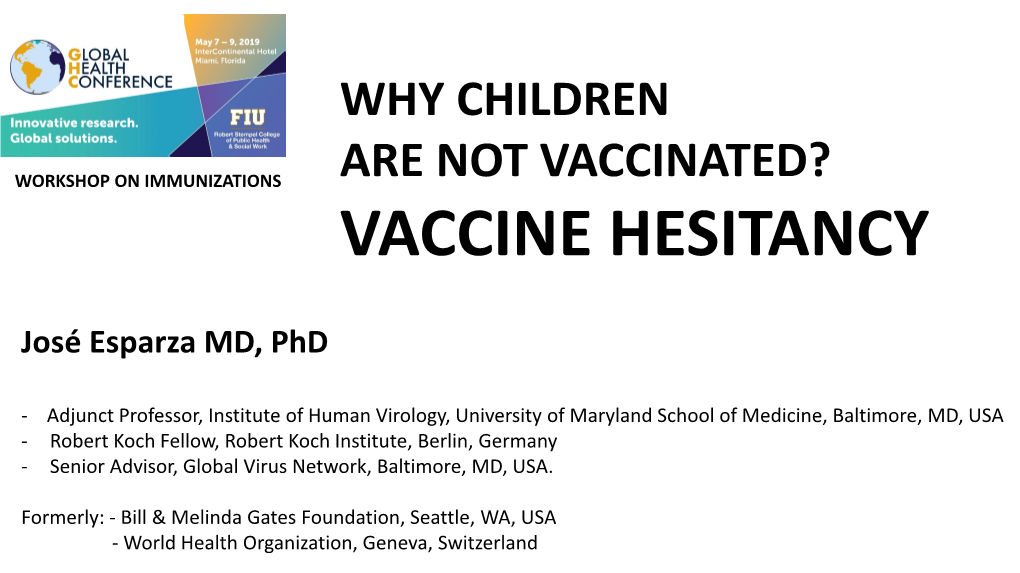 Vaccine Hesitancy