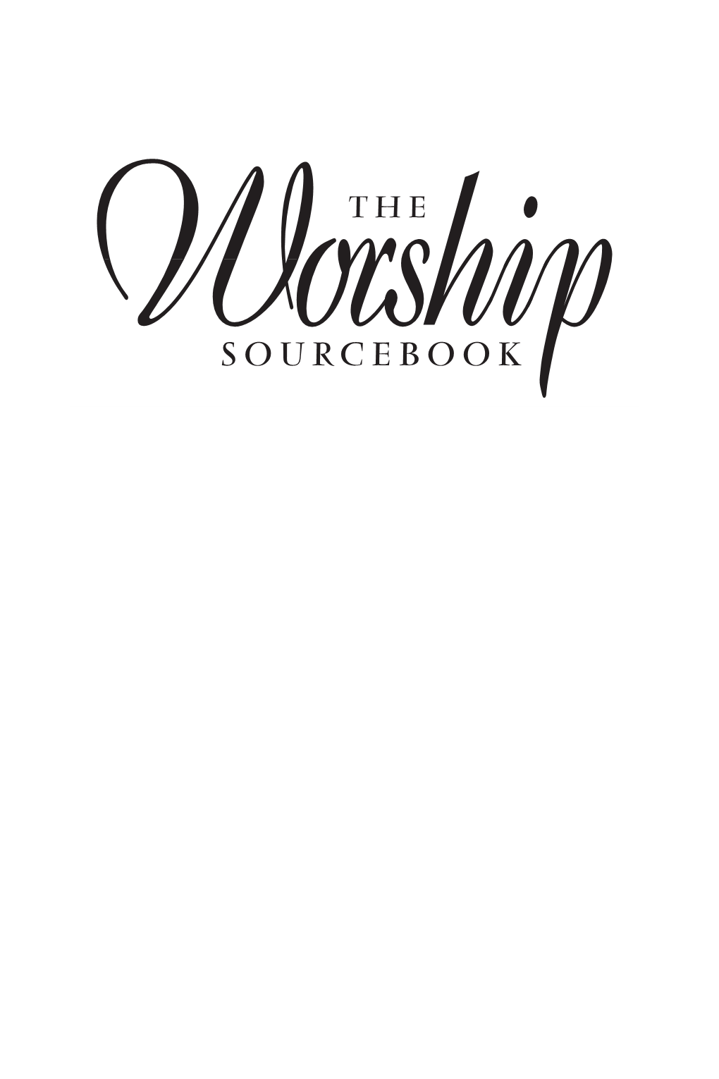 Worship Sourcebook