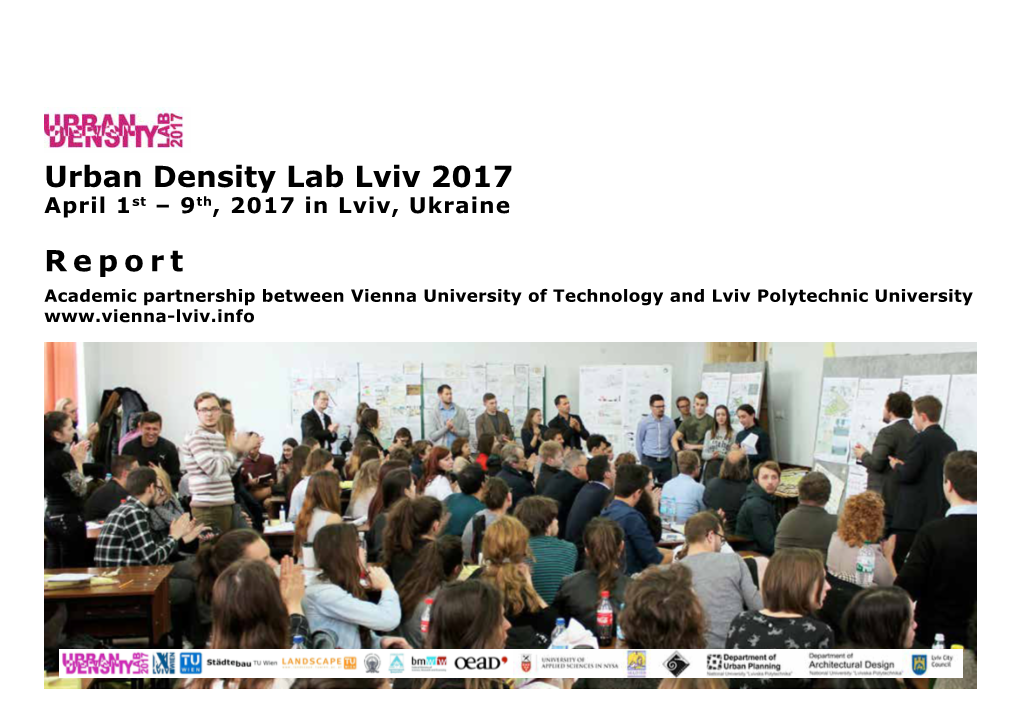 Urban Density Lab Lviv 2017 Report