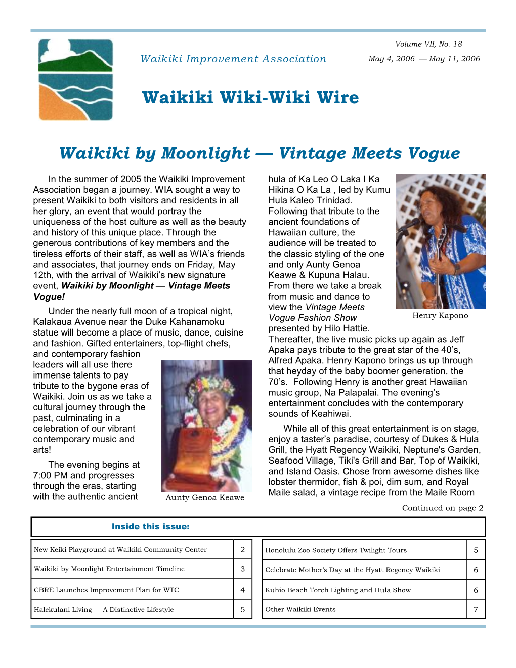 Waikiki Wiki-Wiki Wire