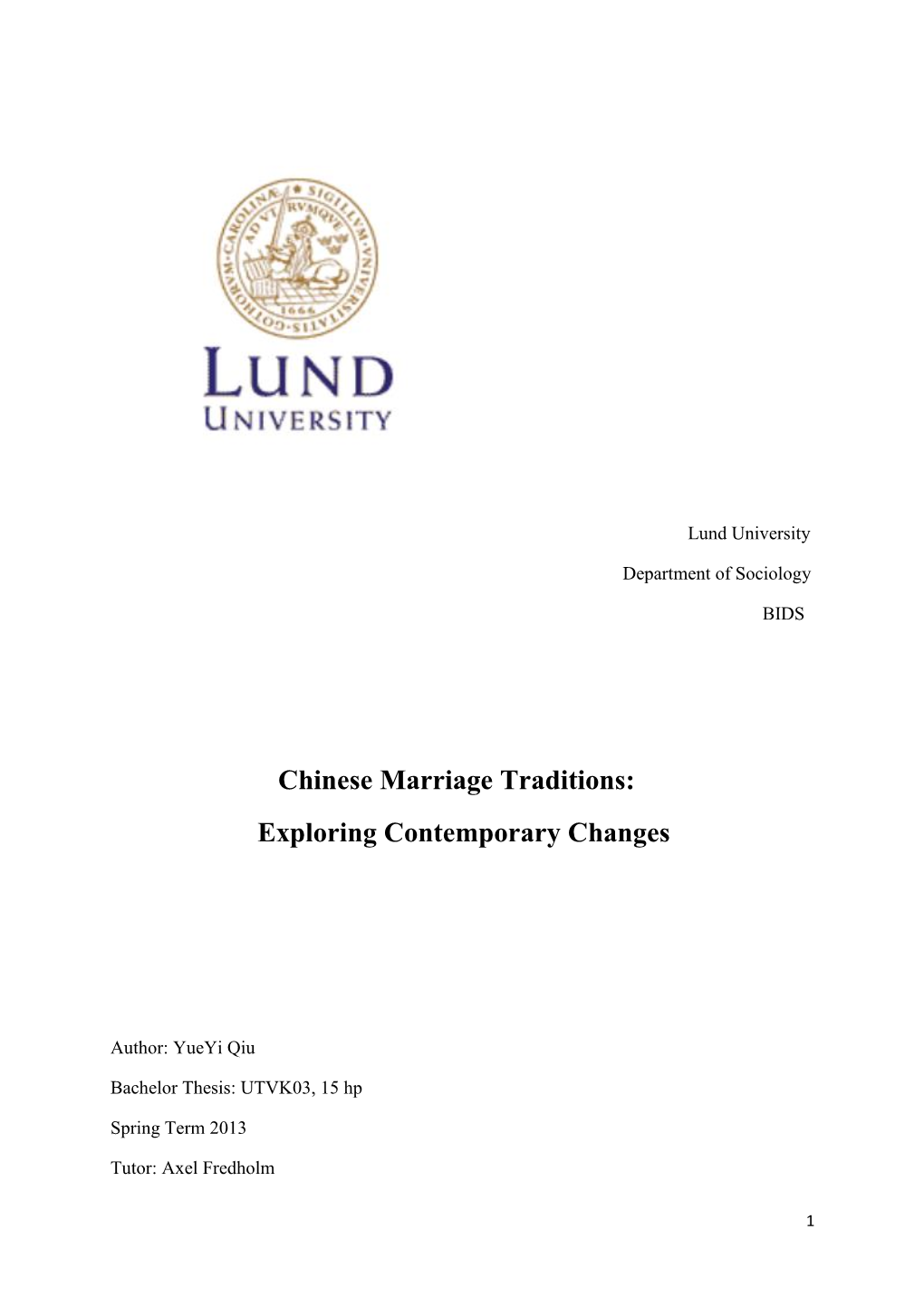 Chinese Marriage Traditions: Exploring Contemporary Changes