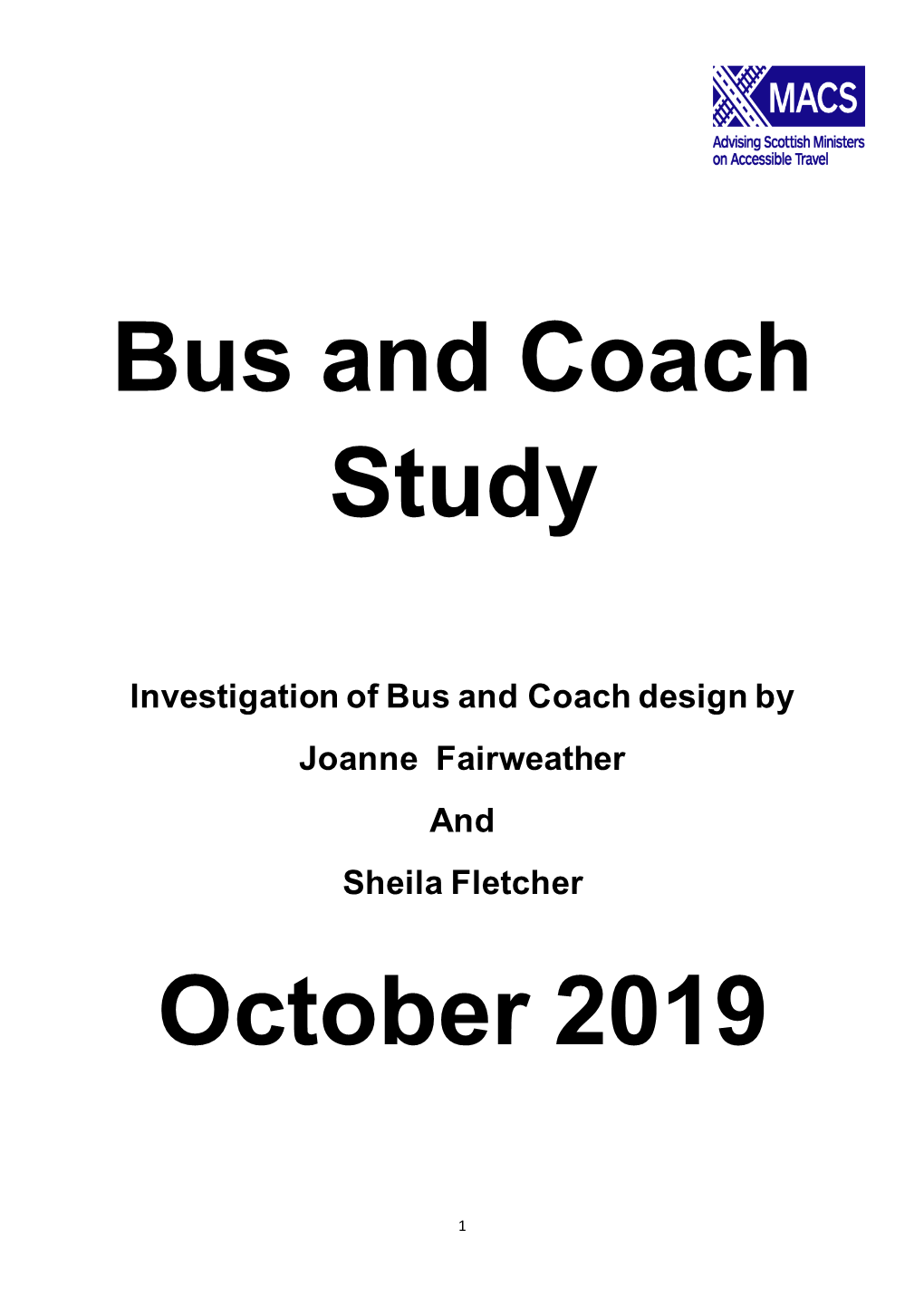 Bus and Coach Accessibility