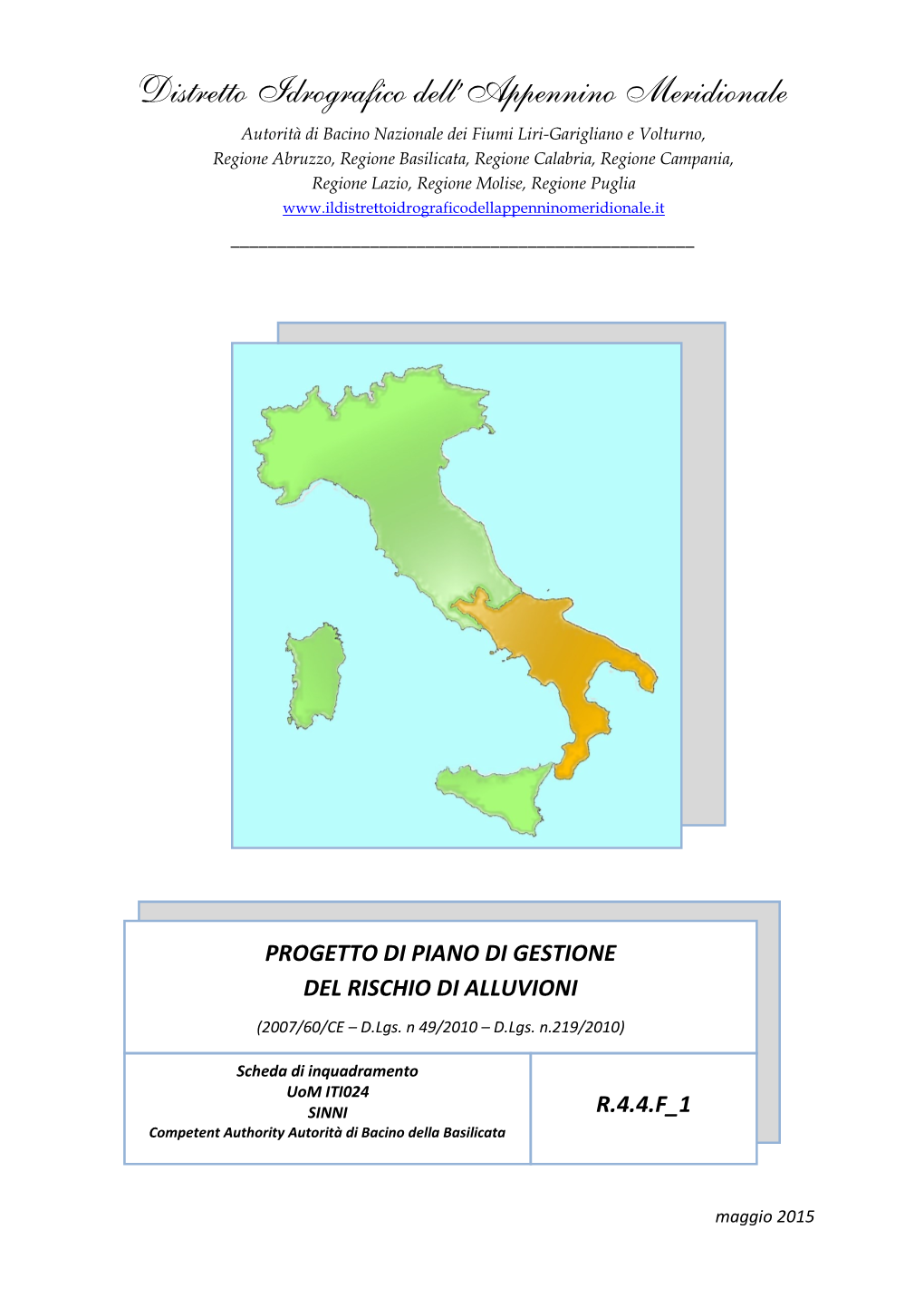 Distretto Idrografico Dell'appennino Meridionale