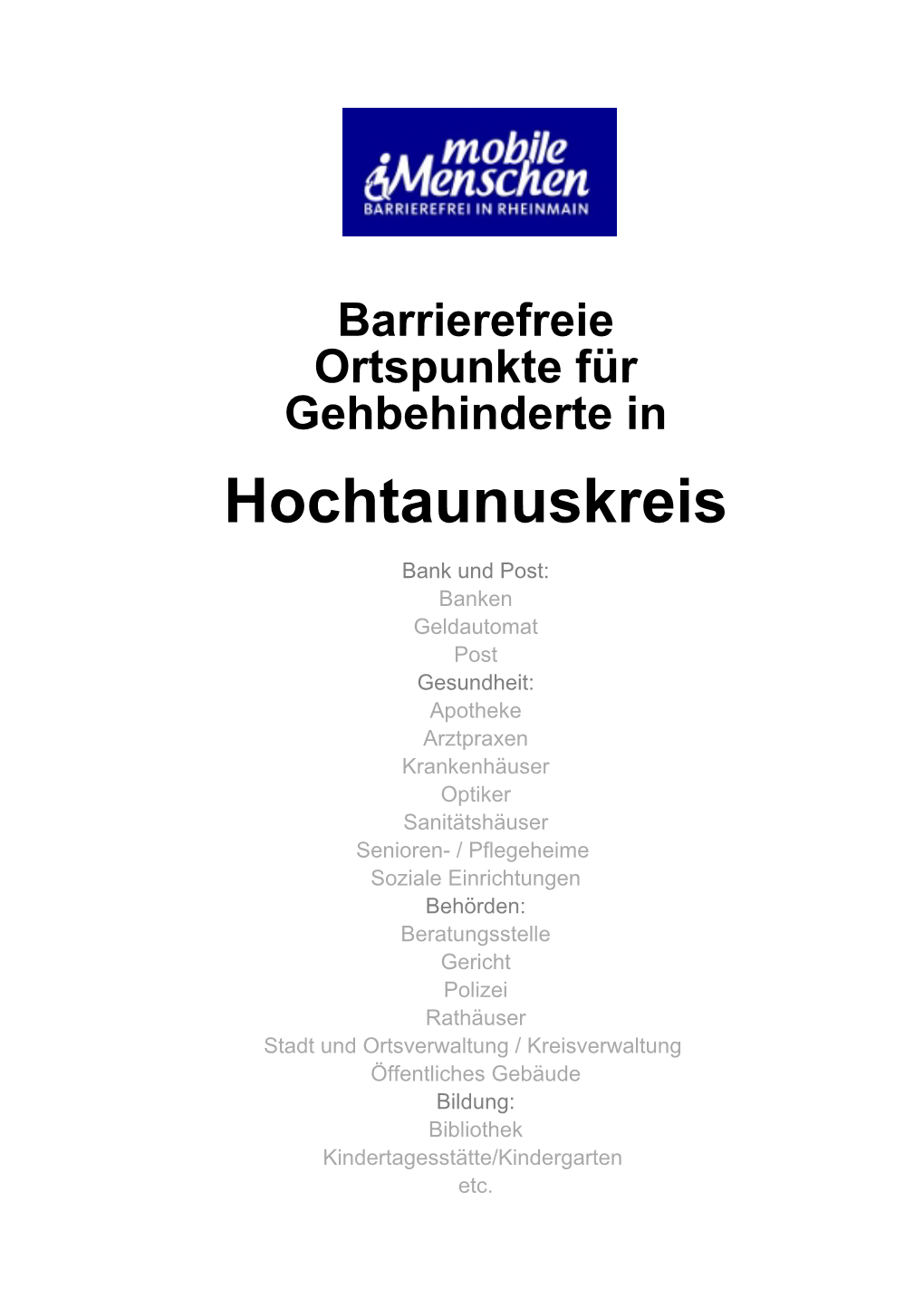 Hochtaunuskreis