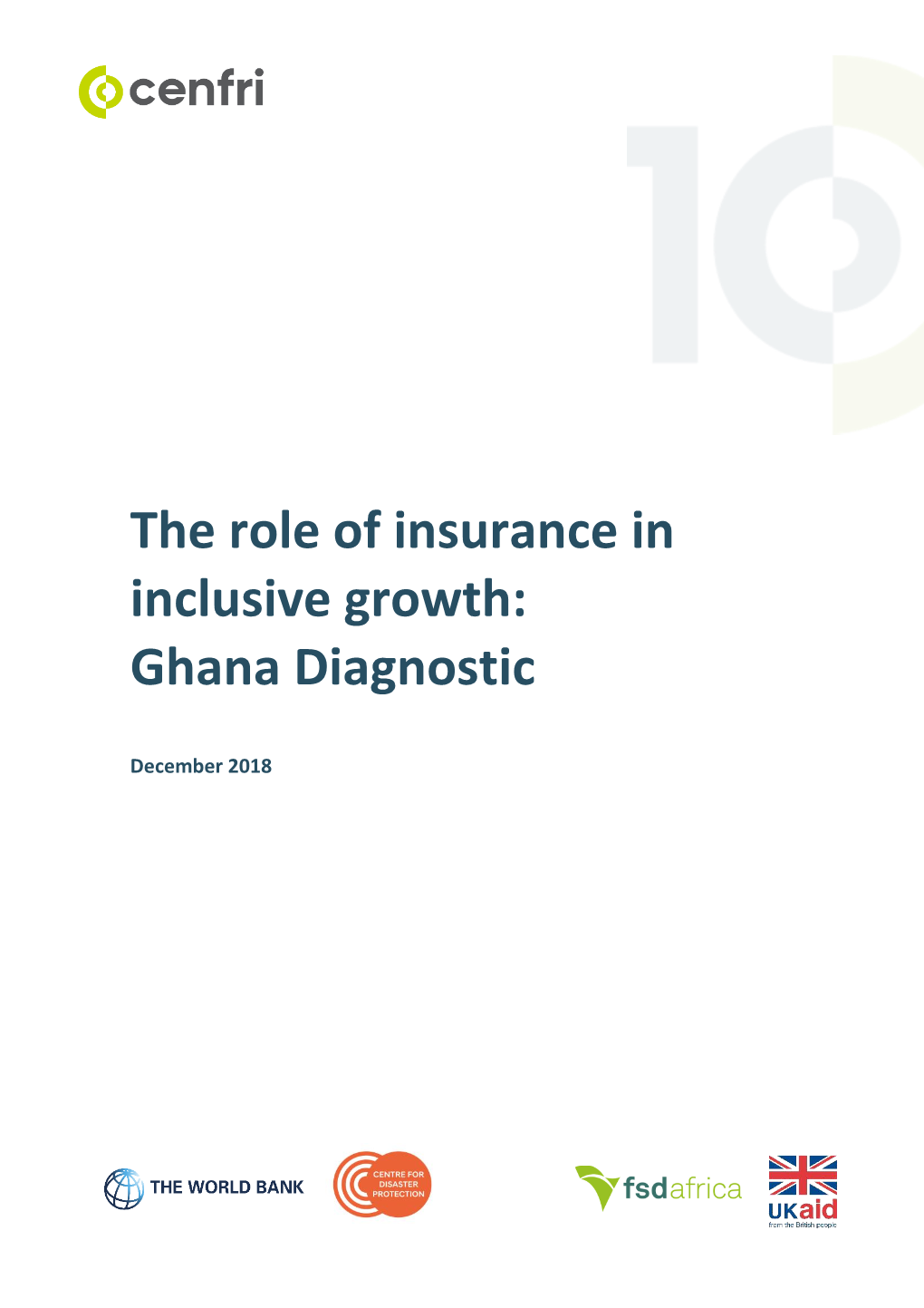 The Role of Insurance in Inclusive Growth: Ghana Diagnostic