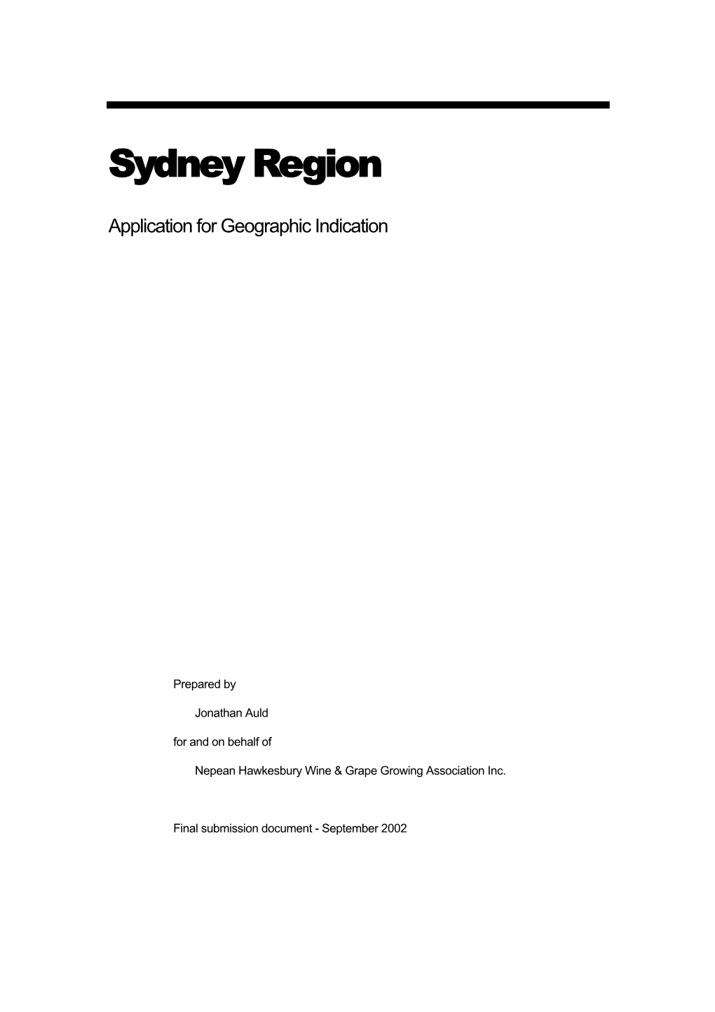 Sydney Region