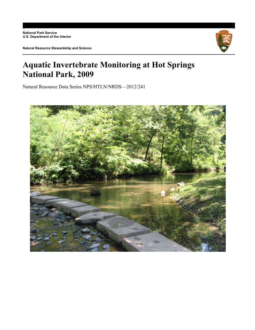 Aquatic Invertebrate Monitoring at Hot Springs National Park, 2009