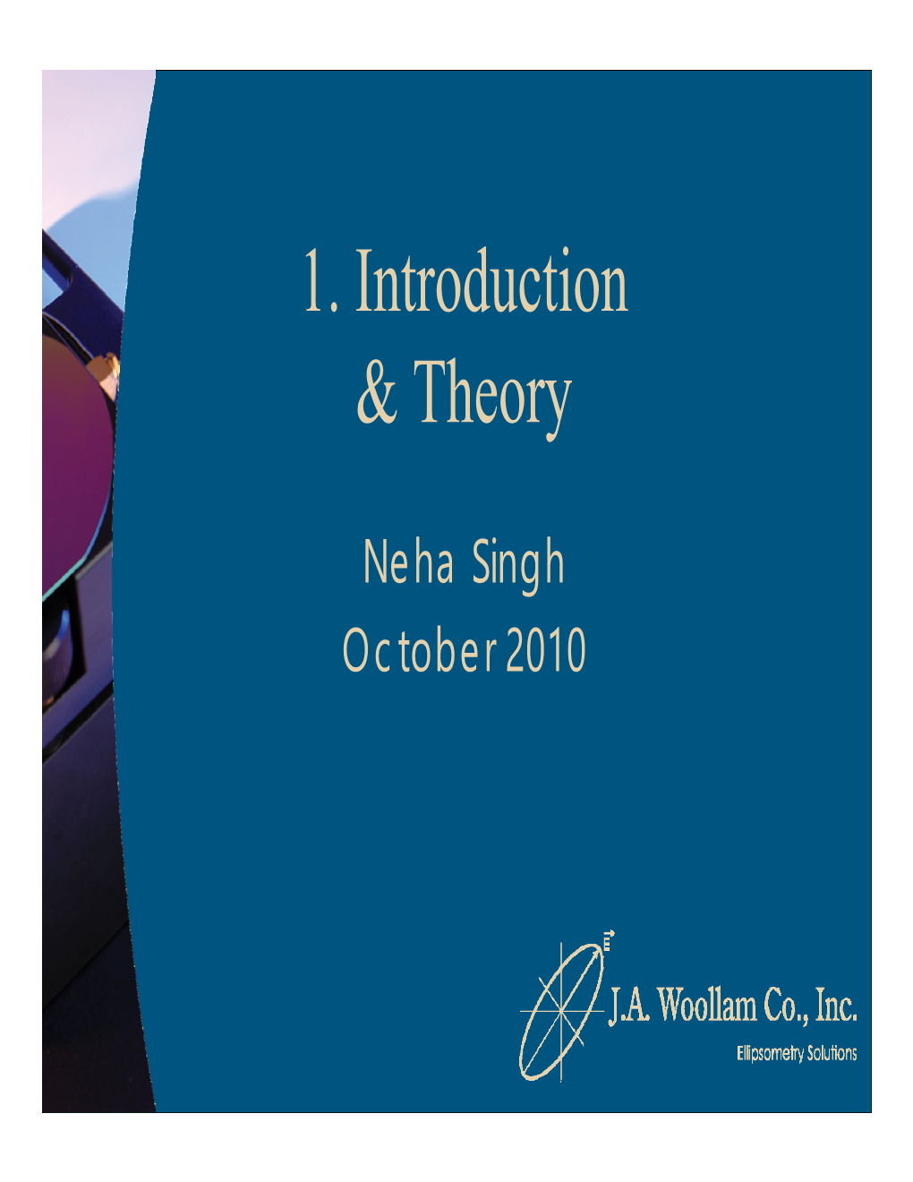 1. Introduction & Theory