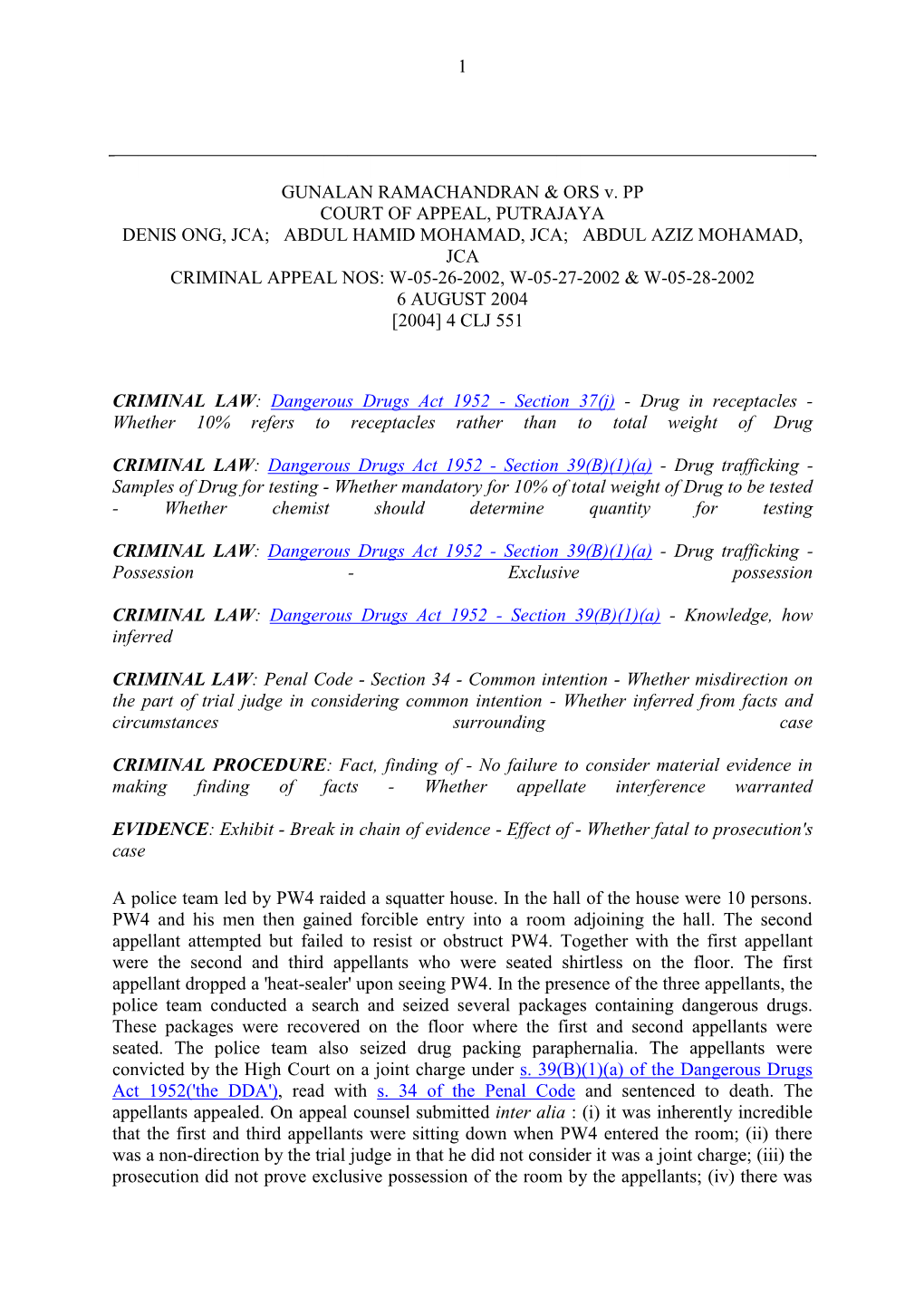 1 GUNALAN RAMACHANDRAN & ORS V. PP COURT of APPEAL