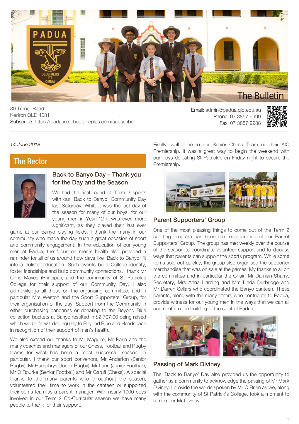 Padua College Enewsletter