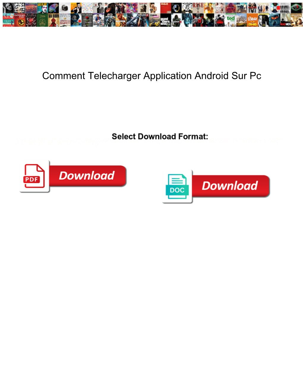 Comment Telecharger Application Android Sur Pc