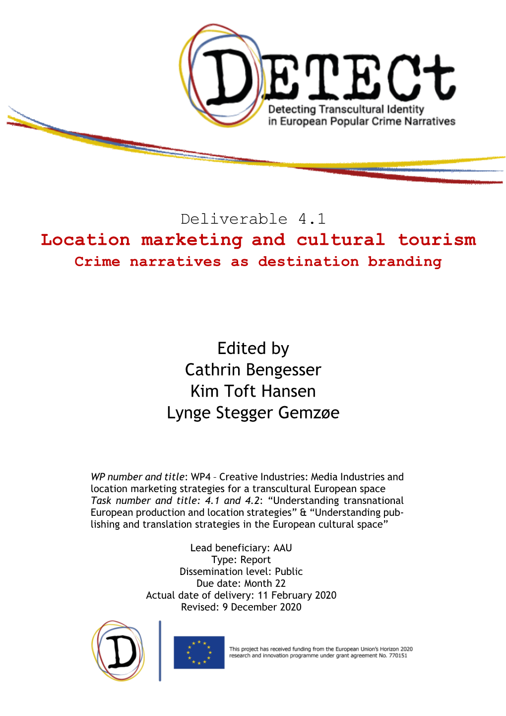 Location Marketing and Cultural Tourism Crime Narratives As Destination Branding