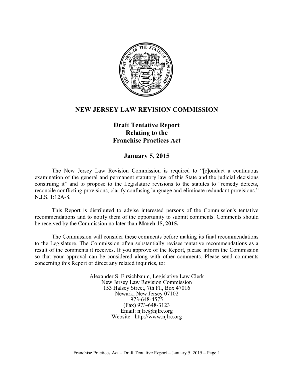 New Jersey Law Revision Commission