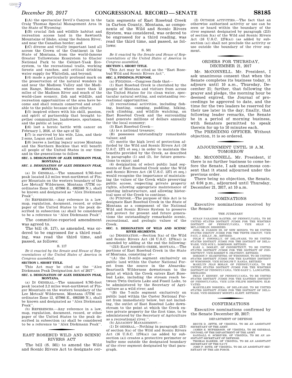 Congressional Record—Senate S8185