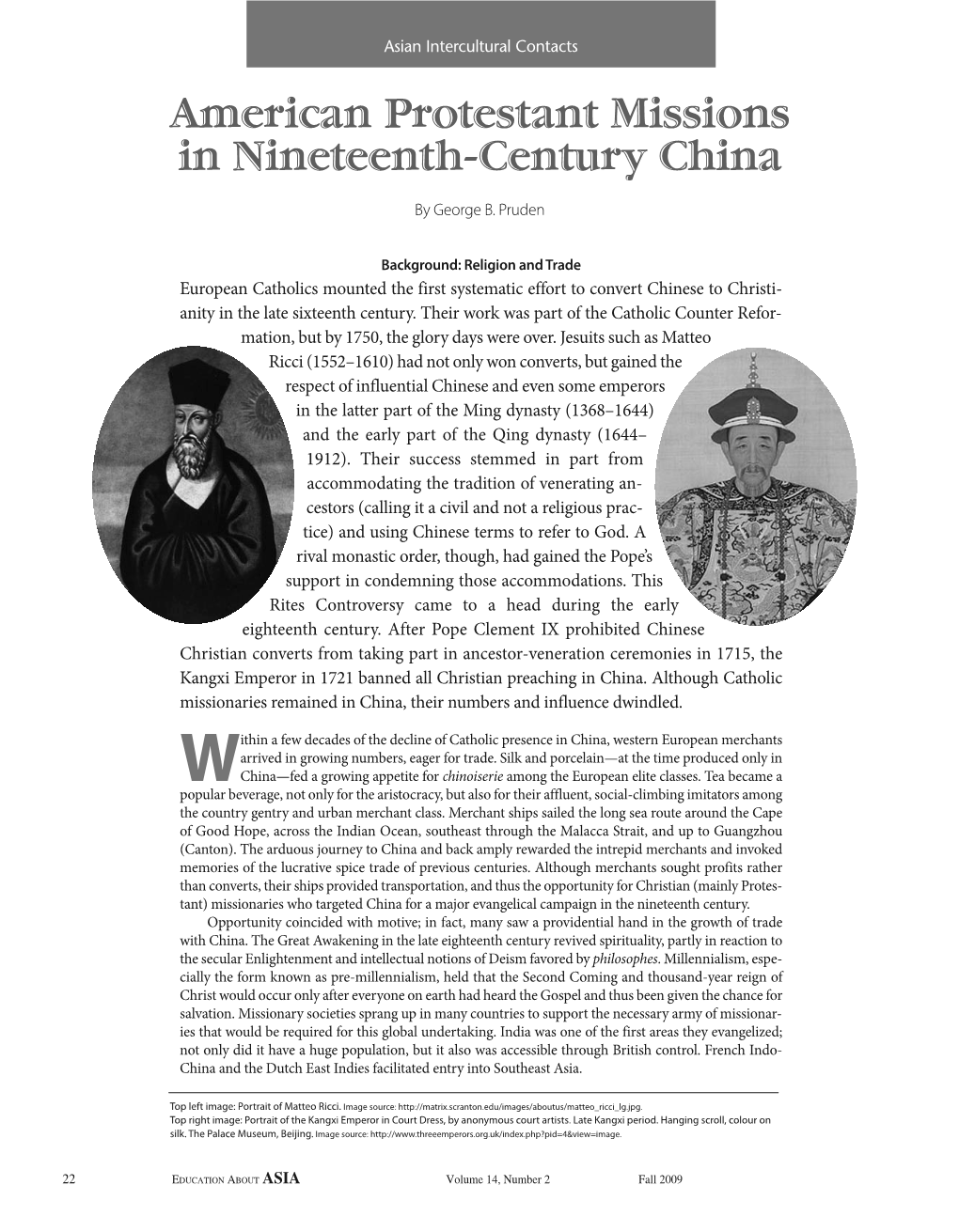 American Protestant Missions in Nineteenth-Century China