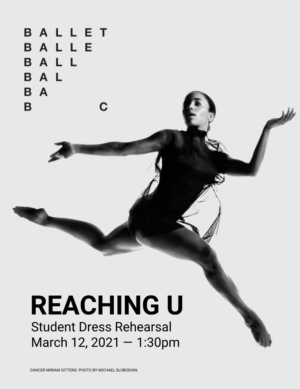 REACHING U Student Dress Rehearsal March 12, 2021 — 1:30Pm