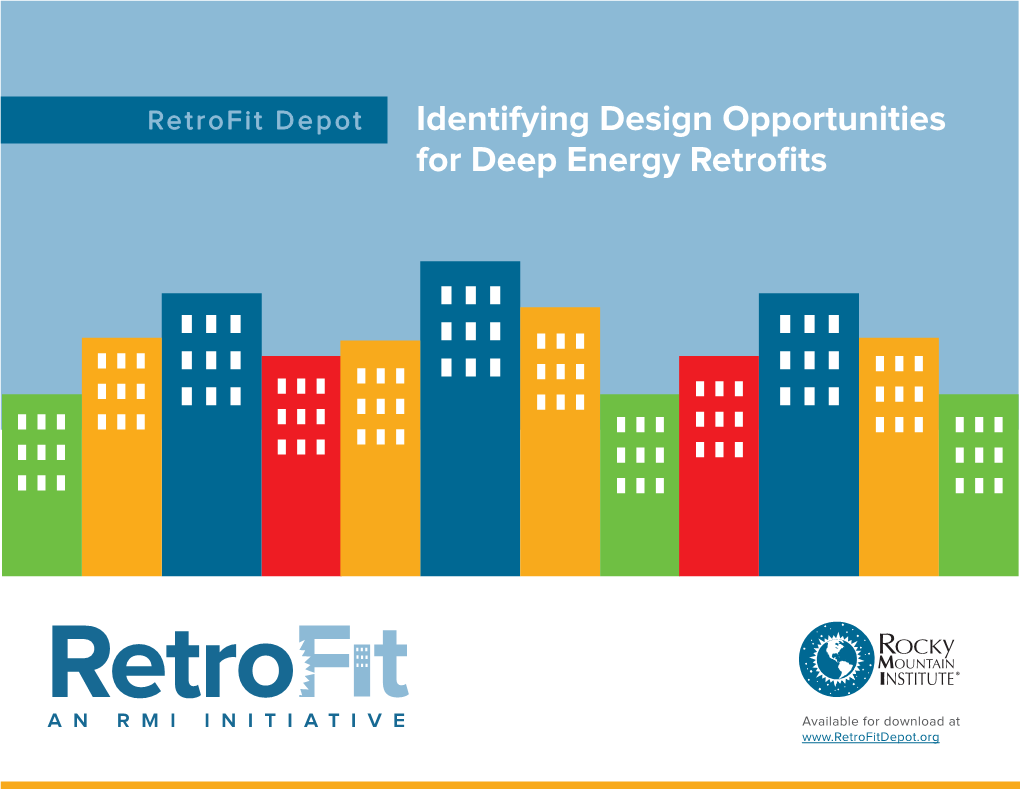 Identifying Design Opportunities for Deep Energy Retrofits