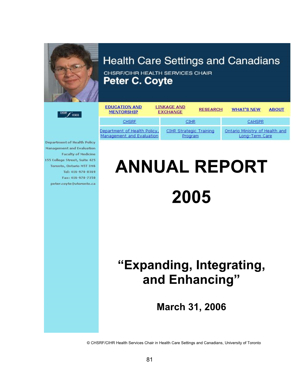 Annual Report 2005