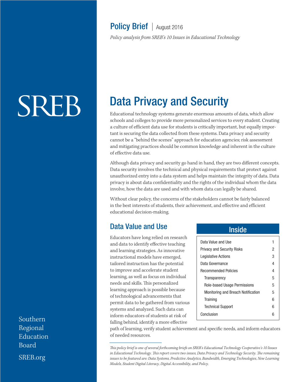 Data Privacy and Security