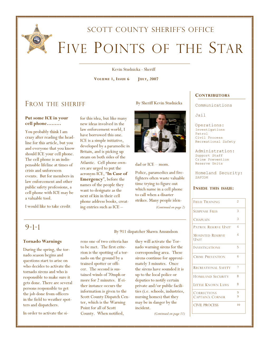 Five Points of the Star