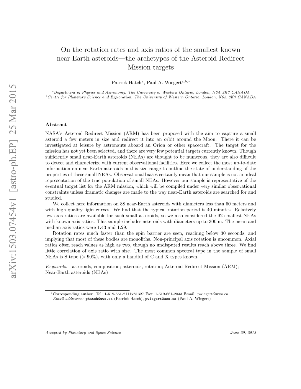 On the Rotation Rates and Axis Ratios of the Smallest Known Near-Earth