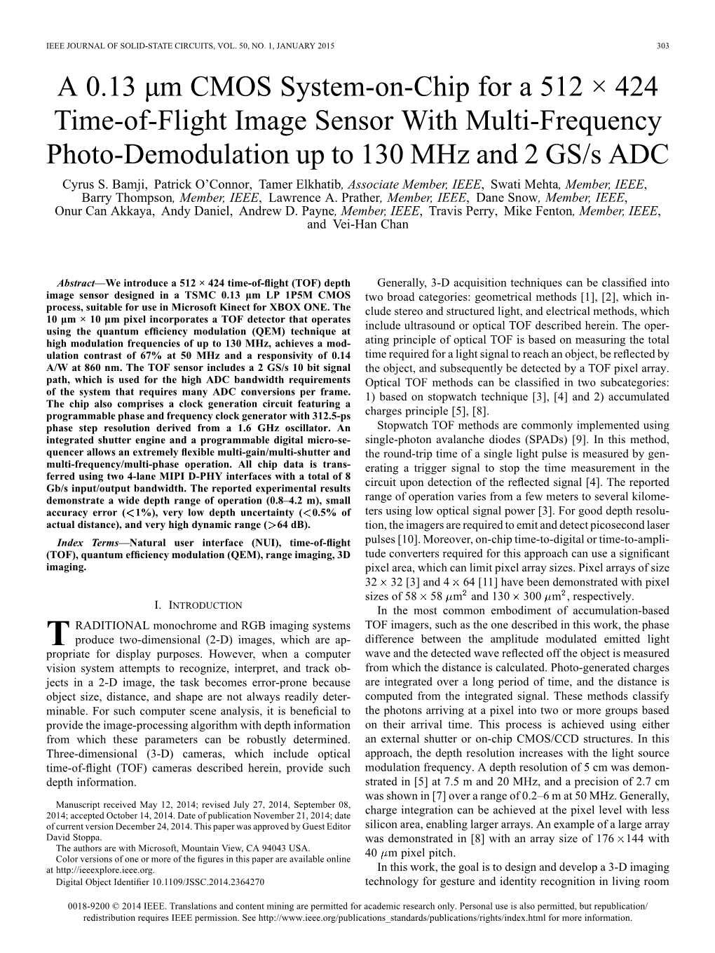 A 0.13 Μm CMOS System-On-Chip For