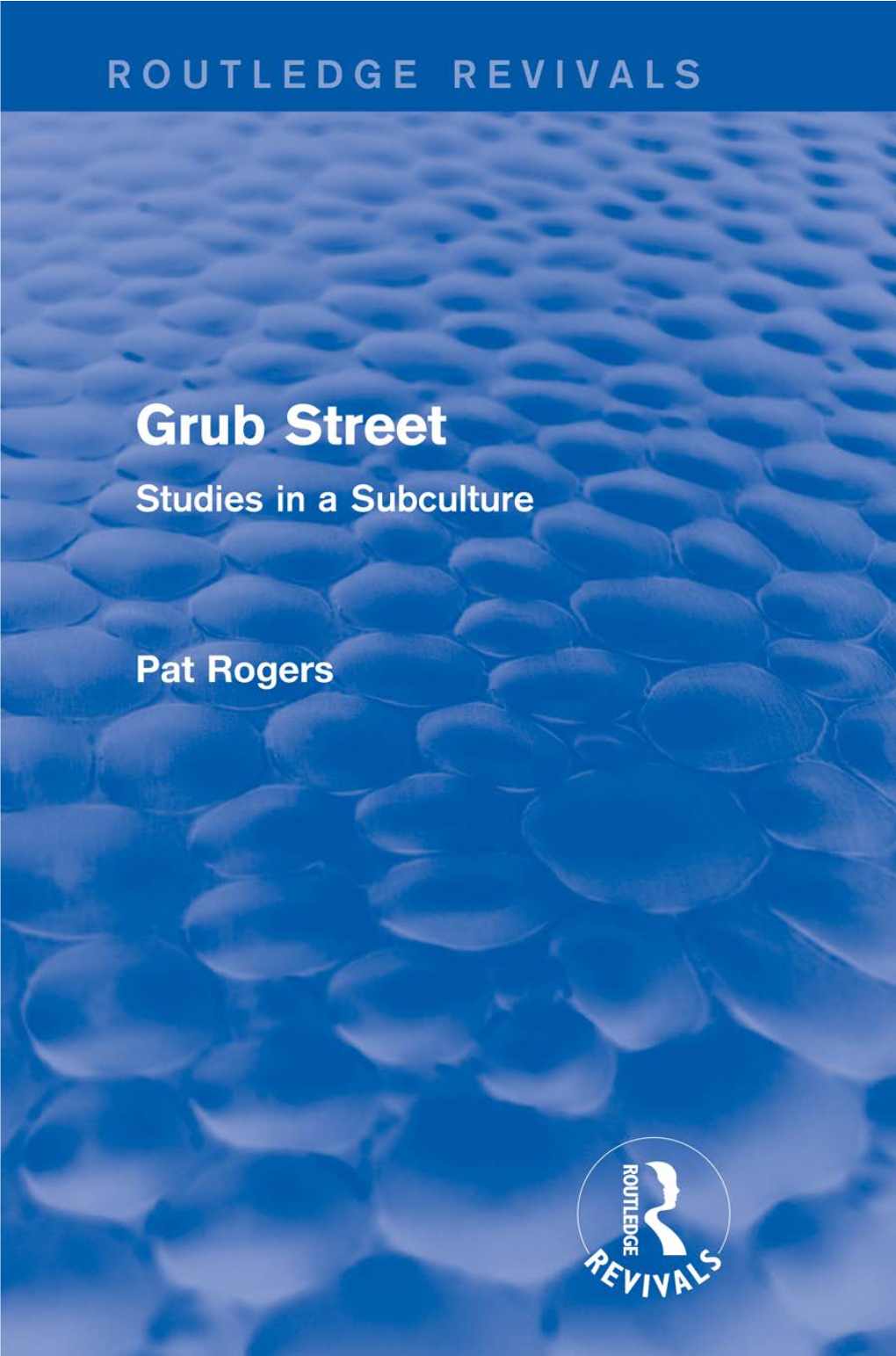 Grub Street (Routledge Revivals)