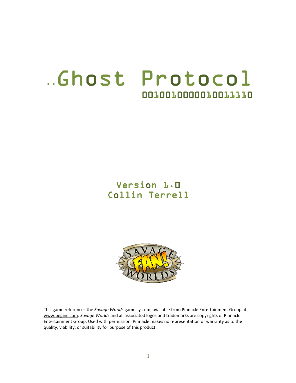 Ghost Protocol      0010010000010011110