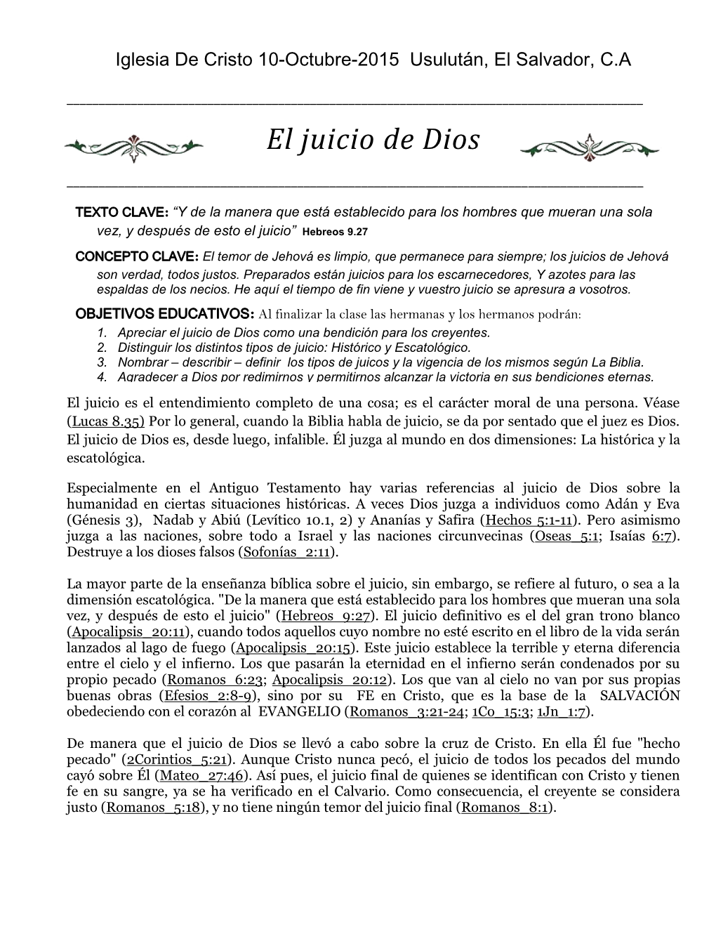 El Juicio De Dios