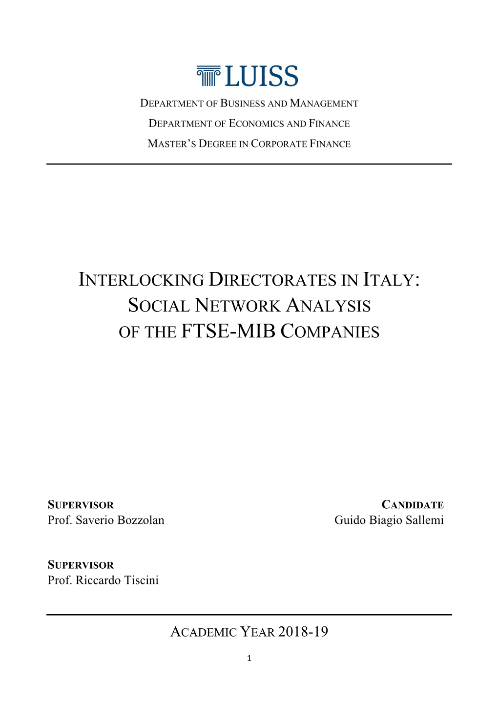 Of the Ftse-Mib Companies