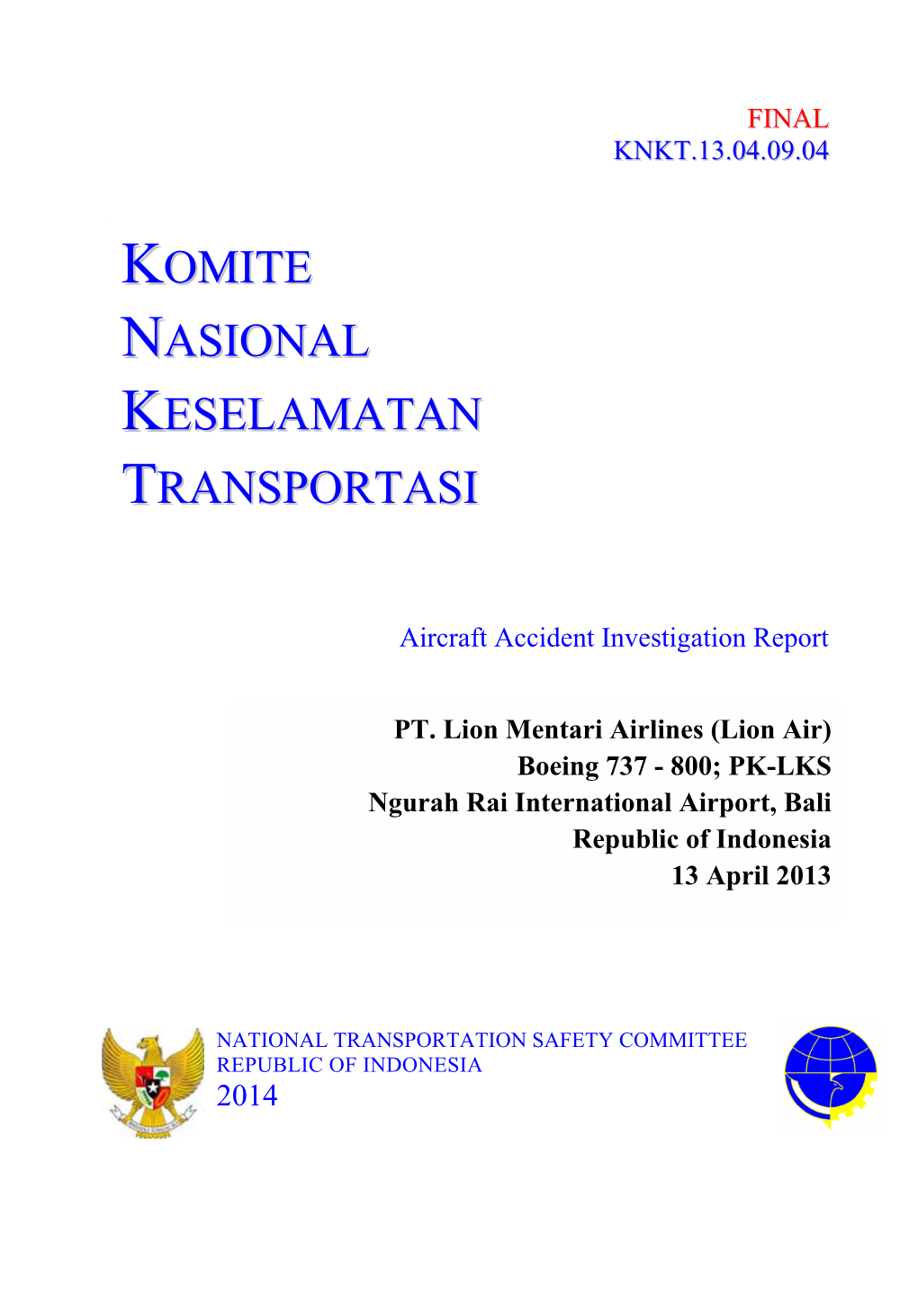 PK-LKS Final Report