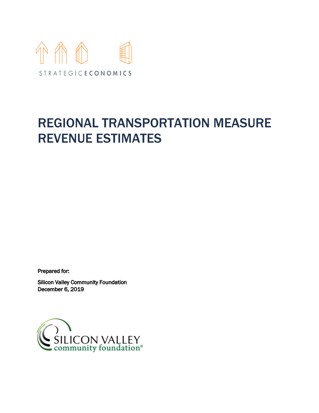 Regional Transportation Measure Revenue Estimates