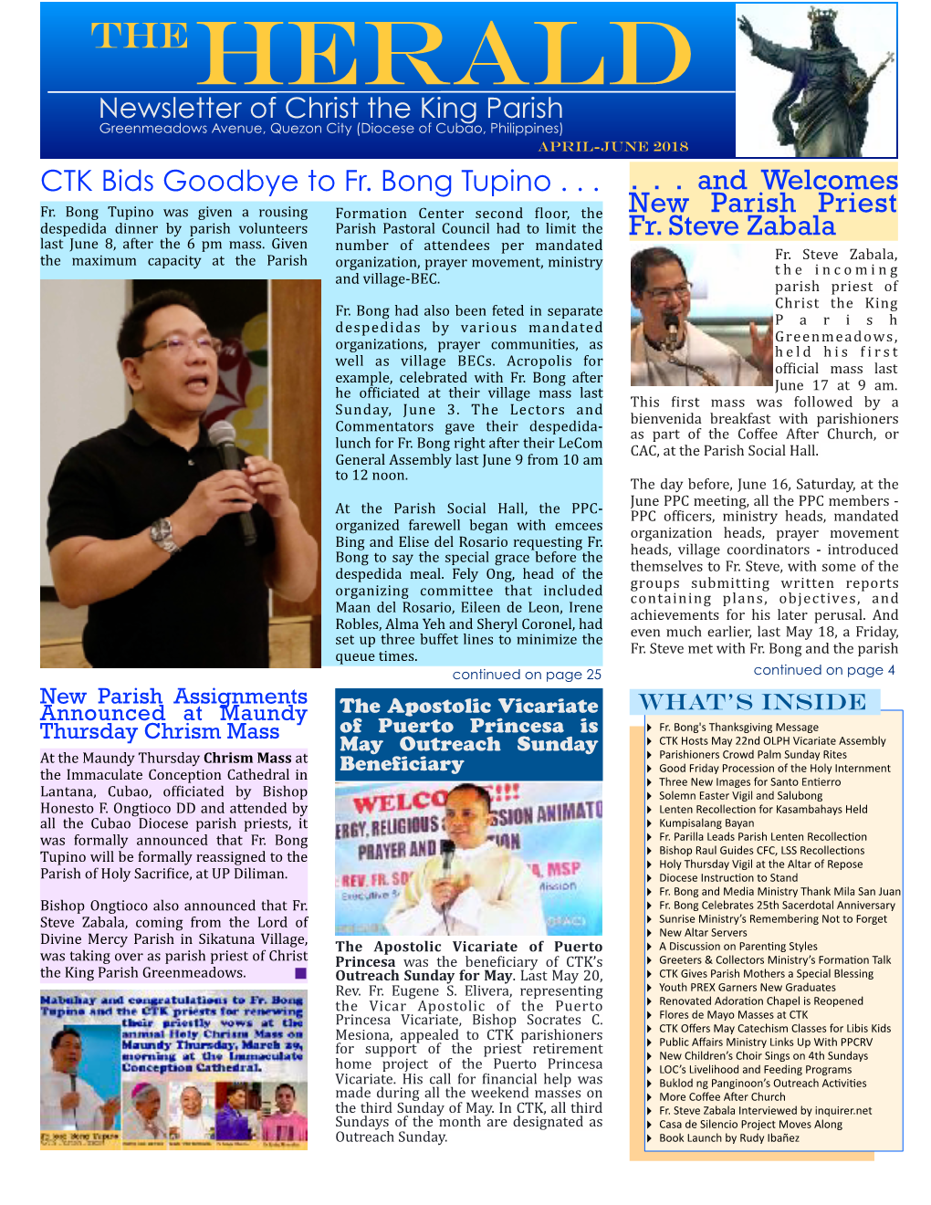 CTK Parish Newsletter 2018-2.Pages