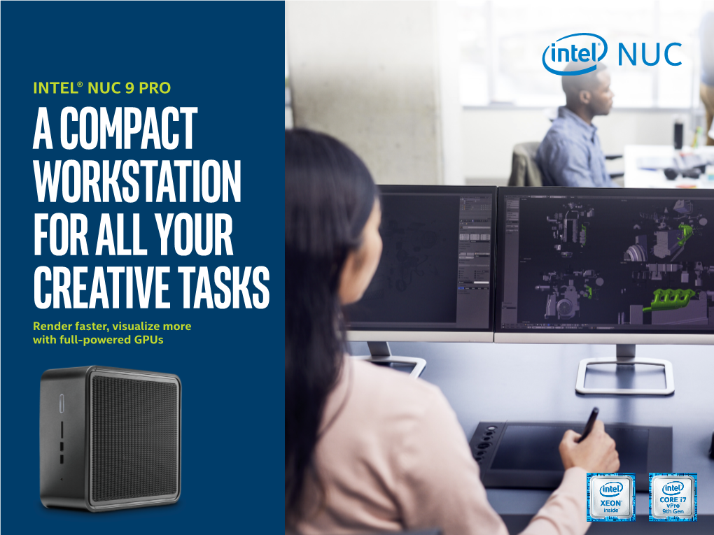 Intel® NUC 9 Pro Kit Product Brief