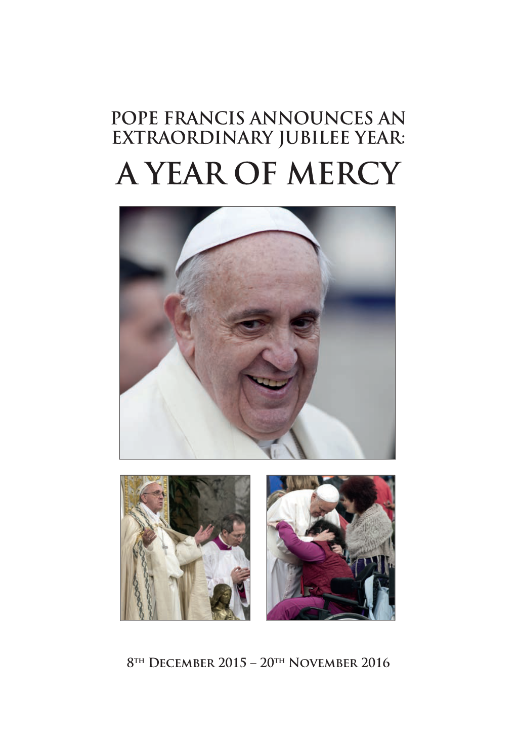 Bishop Noel Treanor's Pastoral Letter for the Year of Mercy