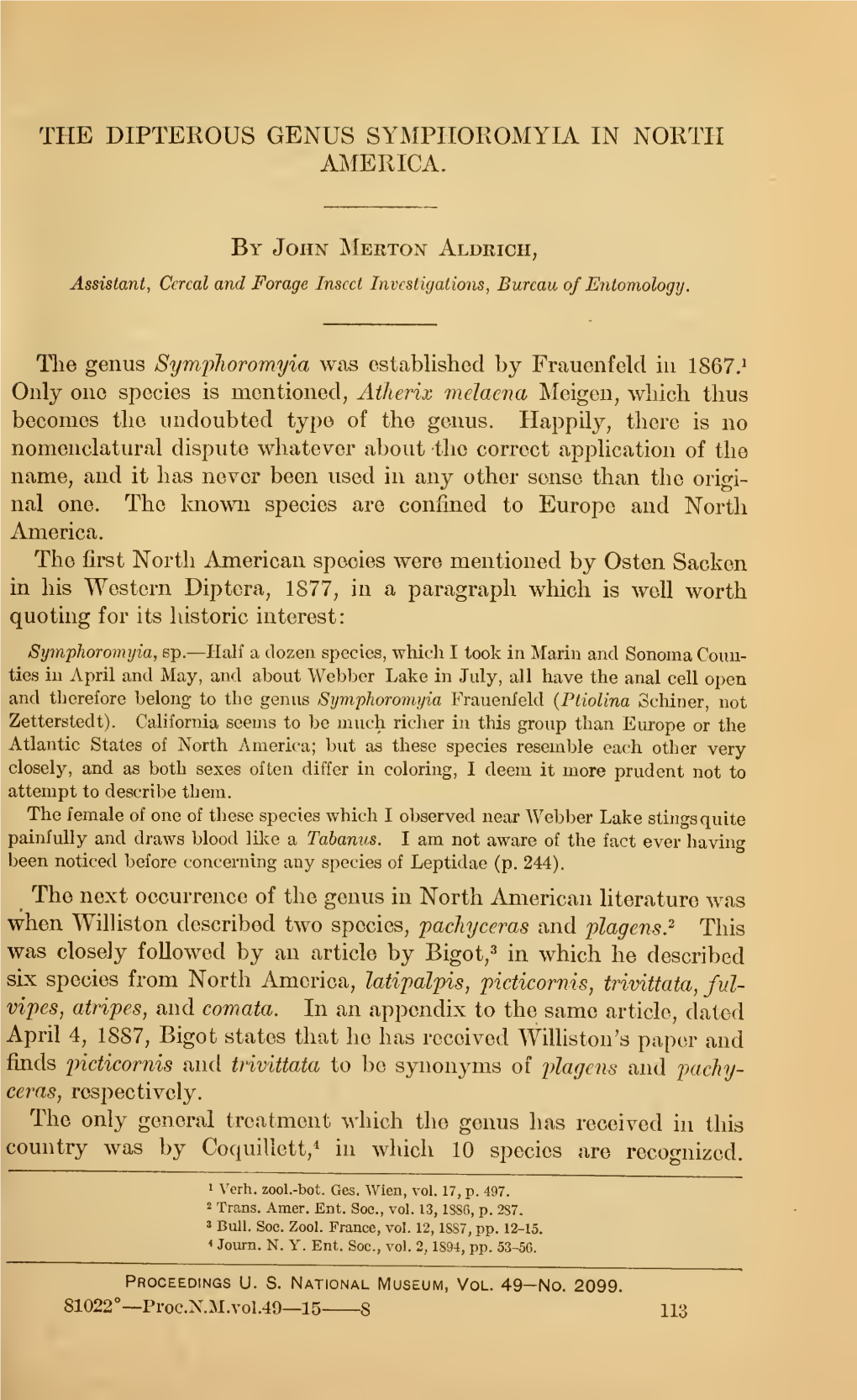 Proceedings of the United States National Museum