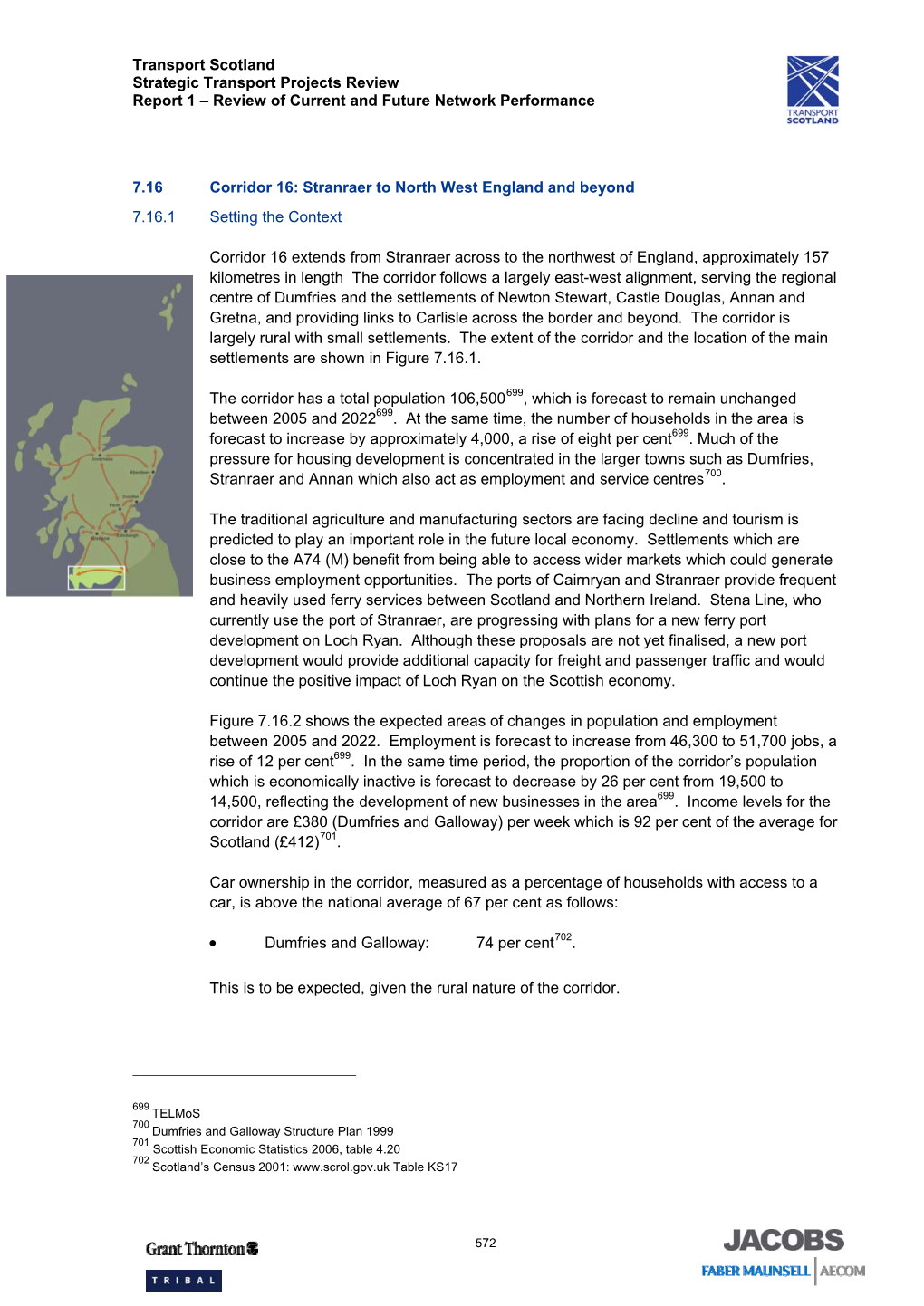 Strategic Transport Projects Review Report 1 – Review of Current and Future Network Performance