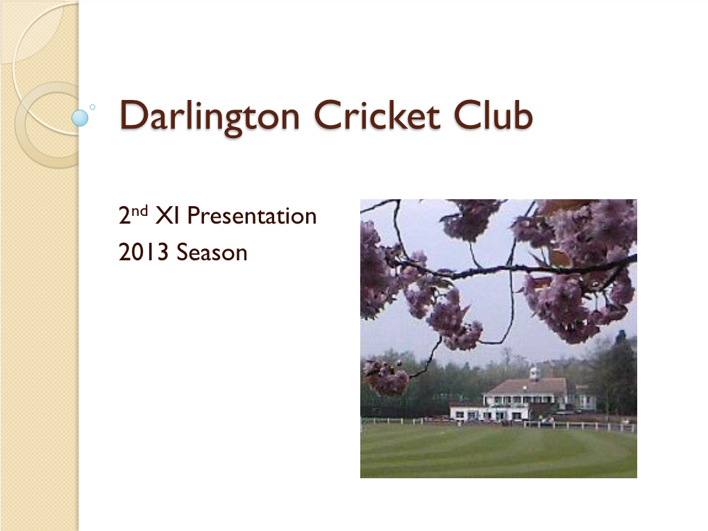 Darlington Cricket Club