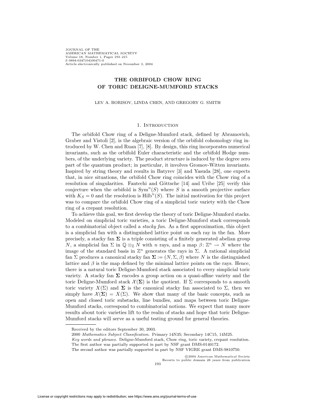 The Orbifold Chow Ring of Toric Deligne-Mumford Stacks