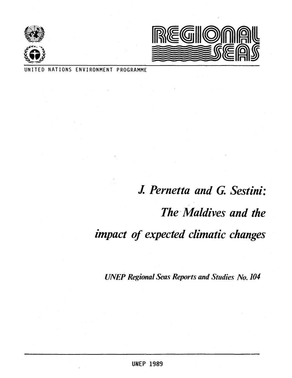 Maldives and the Impact of Expected Climatic Changes