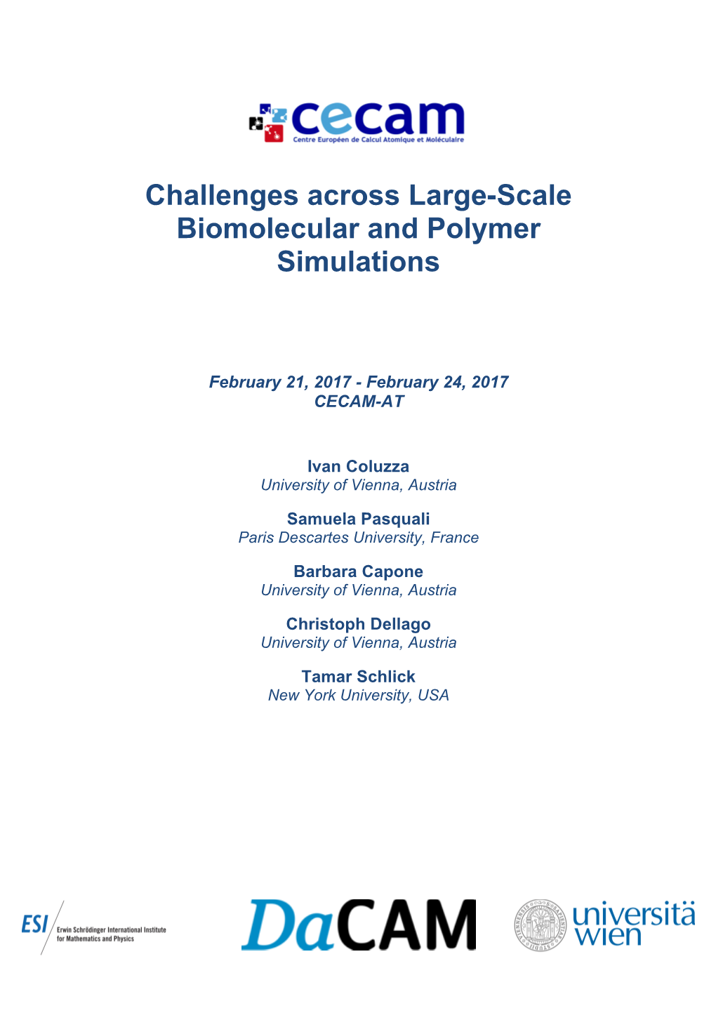 Challenges Across Large-Scale Biomolecular and Polymer Simulations